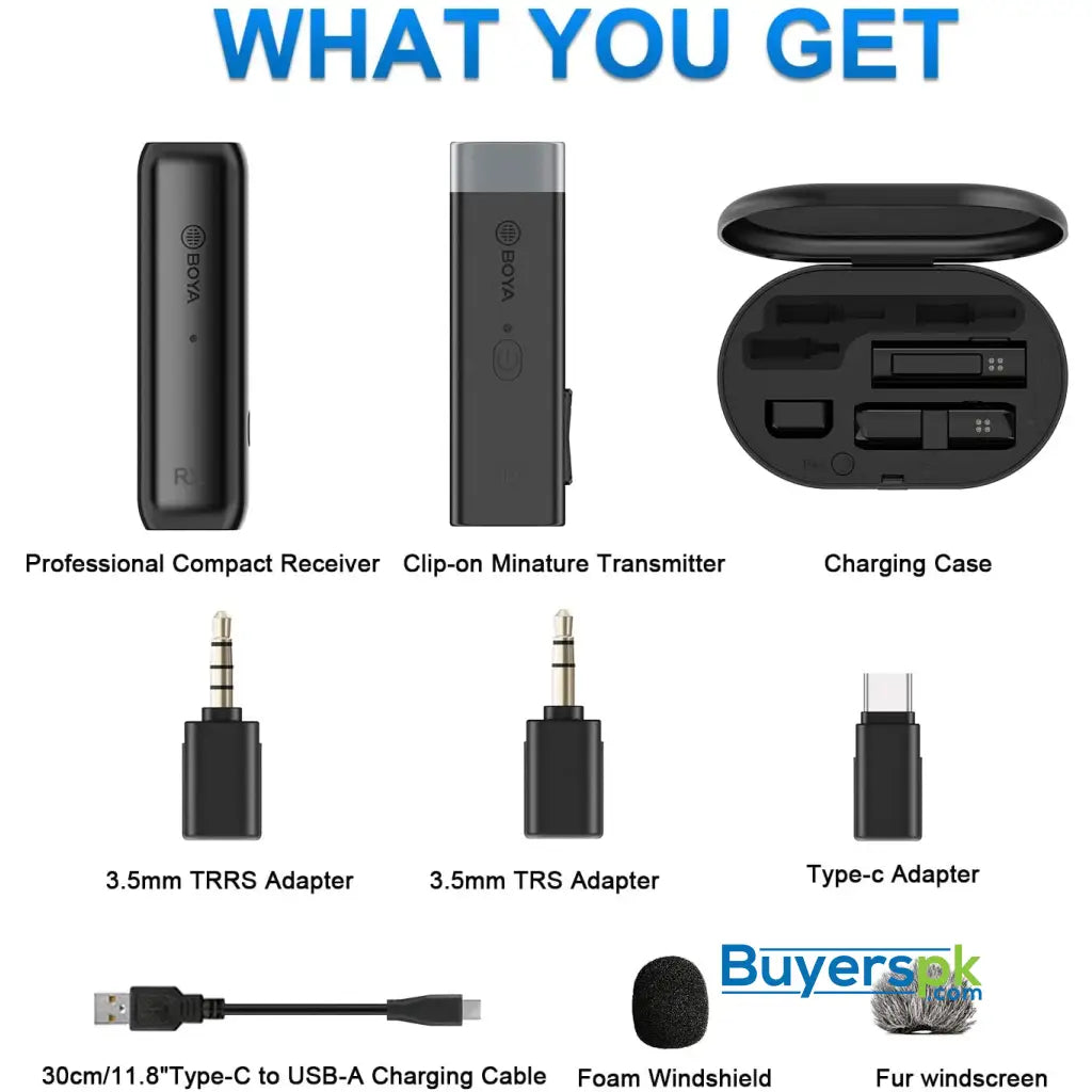 Boya By-wm3u 2.4ghz Wireless Microphone - Price in Pakistan Boya By-wm3u 2.4ghz Wireless Microphone - Price in Pakistan